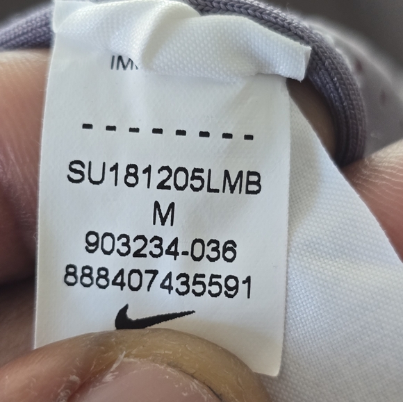 Nike  Womens Sports Bra Medium Intimates Seamless Bra Gray Padded  Athleisure - Picture 9 of 10